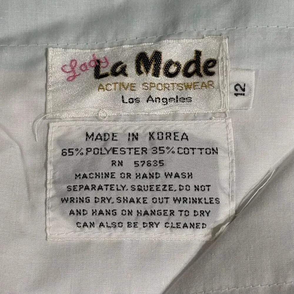 Vintage Lady La Mode Shorts Womens 12 Green Pleated Elastic Waist Chino Bermuda